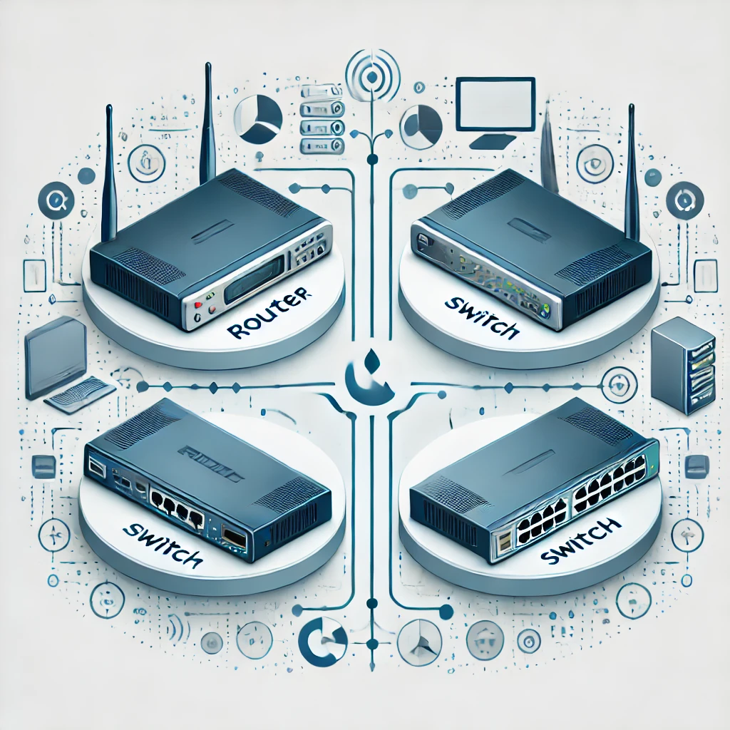 تفاوت روتر با سوییچ